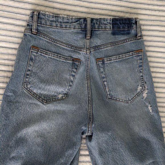 Abercrombie The Dad High Rise Curve Love Jeans - Picture 7 of 7